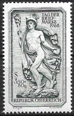 B1956 - Austria 1968 - Ziua marcii neuzat,perfecta stare