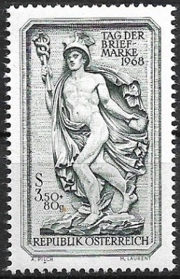 B1956 - Austria 1968 - Ziua marcii neuzat,perfecta stare foto