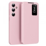 Husa pentru Samsung Galaxy S24+ S926, Techsuit, SmartView, Roz