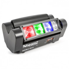 Beamz MHL820, 24 W, efect de lumina cu spi?e duble, 8 X 3W RGBW LED, DMX, telecomanda cu infraro?u foto