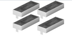 Set 4 filtre carbon activ hote Bosch Siemens Neff 19.5 x 7.5 x 3.5 cm