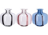 Cumpara ieftin Set 3 vaze flori sticla multicolora 20 x 21 cm
