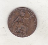 Bnk mnd Marea Britanie Anglia farthing 1915, Europa