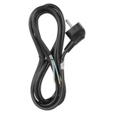 Cablu de alimentare EMOS S18313 flexibil izolatie PVC 3x1mm2 3m negru