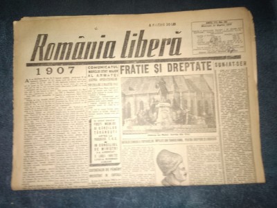 ZIAR ROMANIA LIBERA 14 MARTIE 1945 foto