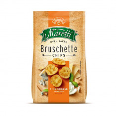 Bruschette Maretti cu Aroma de Branza, 70 g, Bruschette Italienesti, Bruschette Branza, Bruschette cu Branza, Bruschette Mix de Branza, Bruschetta Ita