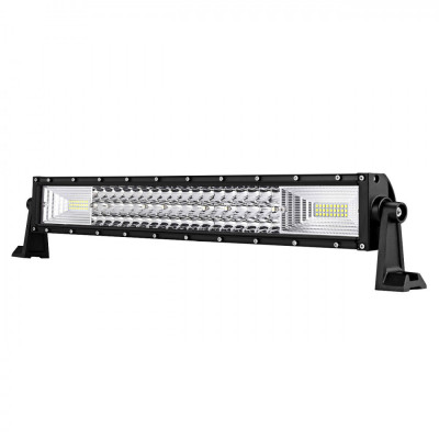 LED Bar Auto 324W, leduri pe 3 randuri, 12V-24V, 22680 Lumeni, 21,5&amp;amp;quot;/54,6 cm, Combo Beam 12/60 Grade foto