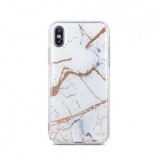Husa Silicon Marmur Samsung A705 Galaxy A70 Alb