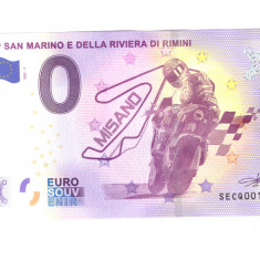 Bancnota souvenir Italia 0 euro GP San Marino e della Riviera 2021-7, UNC
