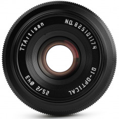 Obiectiv TTArtisan 25mm F2 negru pentru Canon RF foto