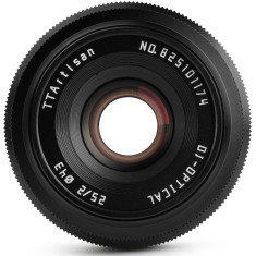 Obiectiv TTArtisan 25mm F2 negru pentru Canon RF
