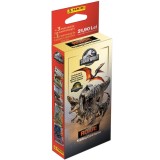 Set 3 pachete de carti si 1 card editie limitata, Panini, Jurrasic World, Eco Blister