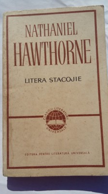 (C457) NATHANIEL HAWTHORNE - LITERA STACOJIE foto
