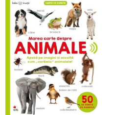 Marea carte despre animale – carte cu sunete - Hardcover - Litera mică