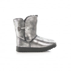 Cizme Tip Ugg De Dama B21-160 Argintii