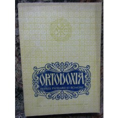 ORTODOXIA - REVISTA PATRIARHIEI ROMANE ANUL XLI - NR 4 OCTOMBRIE- DECEMBRIE 1989