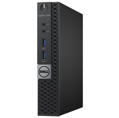 Unitate PC Second Hand, DELL OPTIPLEX 7040 MICRO PC, Procesor I3 6100T, Memorie RAM 8 GB, SSD 128 GB, Windows 10 Home, Stare Buna foto