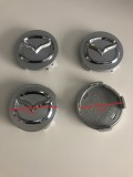 Capace Janta Mazda 55mm, Gri, Set 4 buc, Accesorii Roti