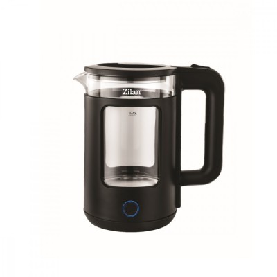 Fierbator electric Zilan ZLN6128 Negru, capacitate 1.5 L, putere 1650 W, indicator luminos foto