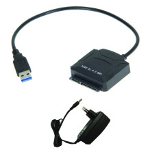 Cablu adaptor USB 3.0 pentru SATA Converter 2.5 / 3.5 inch, Hard Disk Sata Drive - PhutureÂ®