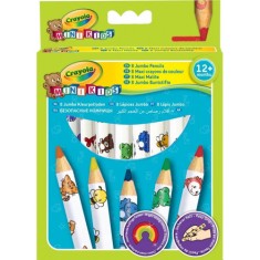 Creioane colorate Crayola pentru juniori Patio, 8 culori, 81.0008 foto