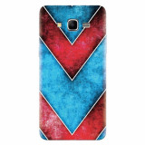 Husa silicon pentru Samsung Grand Prime, Blue And Red Abstract