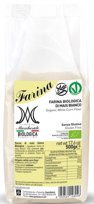 Faina alba de malai fara gluten bio 500g Marchesato