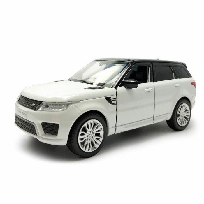 Macheta Tayumo 1/32 Land Rover Range Rover alba deschide toate usile