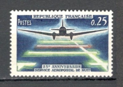 Franta.1964 25 ani serviciul aeropostal de noapte SF.451 foto
