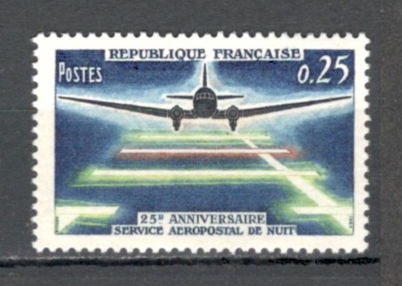 Franta.1964 25 ani serviciul aeropostal de noapte SF.451