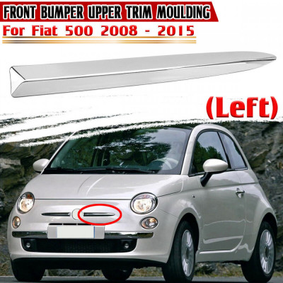 Ornament Bara Fata Stanga Crom La Emblema Am Fiat 500 312 2007&amp;rarr; 735455041 foto