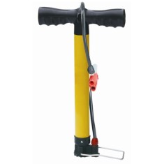 Pompa podea cu maner plastic alb, mica (38 x 35 cm)