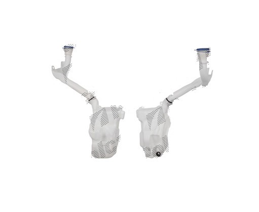 Rezervor spalator parbriz Peugeot 207 (W), 05.2006-12.2013, fara pompa spalator, pt modele cu sistem spalare faruri, fara senzor nivel lichid (cu gau