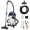 Aspirator cu aspirare umeda si uscata, 1200 W, argintiu, 30 L GartenMobel Dekor, vidaXL