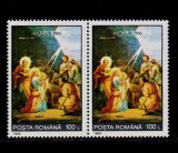 Cumpara ieftin RO 1995 / LP 1399 , &quot;Craciun 1995&quot;,pereche H ,MNH, Nestampilat