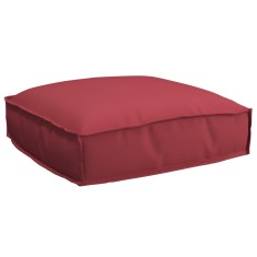 vidaXL Perna pentru șezut Roșie Vin 50x50x12 cm din material Oxford. foto