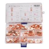 Set 90 Papuci Electrici Putere Tip OT Cupru: 5A, 10A, 20A, 30A, 40A, 50A, 60A, 80A, 100A. Conectori Cabluri Auto, Industrial, Rezidential