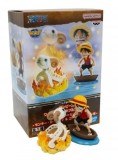 One Piece Collectable Monkey D.luffy &amp; Going Merry 8cm