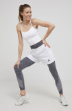 Cumpara ieftin Adidas Performance pantaloni scurți de antrenament GN5782 femei, culoarea alb, neted, medium waist