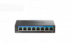 D-LINK DMS-108 UNMANAGED SWITCH 8 PORT, Interfata: 8 x 10/100Mbps/1G/2.5G, Auto MDI/MDIX, Capacitate Switch 40 Gbps, Packet Forwarding Rate: 29.76 Mpp foto