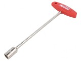 Cheie tubulară HEX 13mm oțel crom-vanadium nichelată
