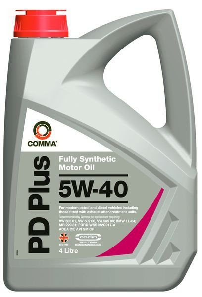 Engine oil PD Plus (4L) 5W40 ;API CF; SN; ACEA C3; BMW LL-04; FORD M2C917 A; GM DEXOS 2; MB 226.5; MB 229.31; MB 229.51; PORSCHE A40; RENAULT RN 0700;