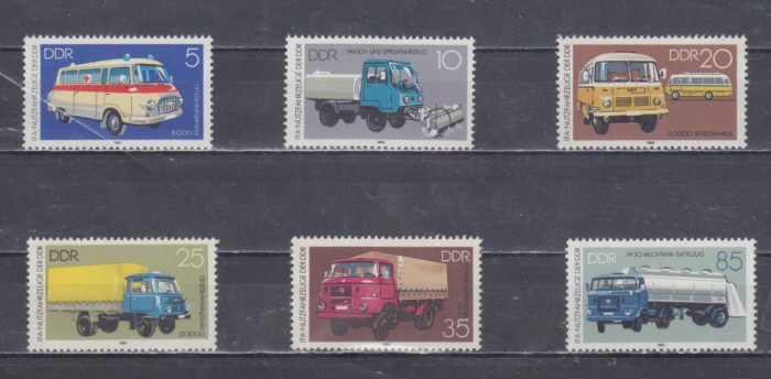 A12 S4 3 - Timbre foarte vechi - Fosta Germanie Democrata - DDR - autovehicule