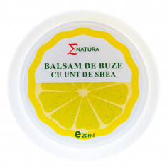 Balsam pentru buze cu Unt de Shea aroma lamaie 20ml -ENATURA foto