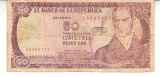 B11 - Bancnota foarte veche - Columbia - 50 pesos oro - 1980