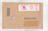 Bnk fil Germania RFG - plic circulat 1989 - francatura mecanica