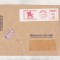 bnk fil Germania RFG - plic circulat 1989 - francatura mecanica