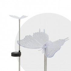 Lampa Solara Pentru Gradina - Model Fluture foto