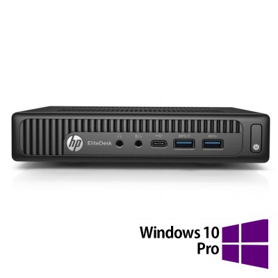 Calculator Refurbished HP EliteDesk 800 G2 Mini PC, Intel Core i3-6100T 3.20GHz, 8GB DDR4, 256GB SSD + Windows 10 Pro NewTechnology Media foto