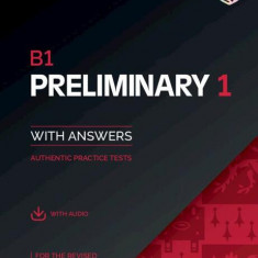 B1 Preliminary 1 for the revised 2020 exam, with answers and with audio - Paperback brosat - *** - Cambridge